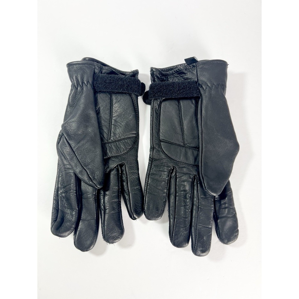 River‎ Road Laredo Gloves 2XL Black Leather Riding Motorcycle